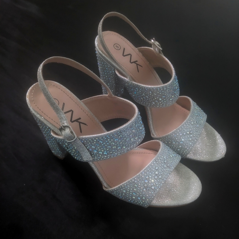 Rhinestone heels